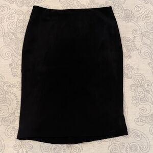 Ann Taylor Elegant Black Pencil Skirt